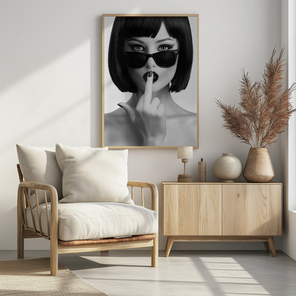 Kiss This - Poster / Art Print - interiör