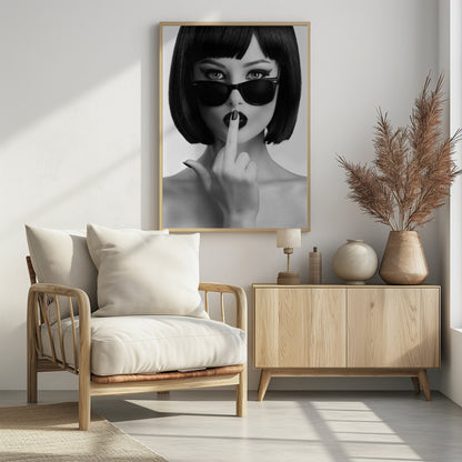 Kiss This - Poster / Art Print - interiör