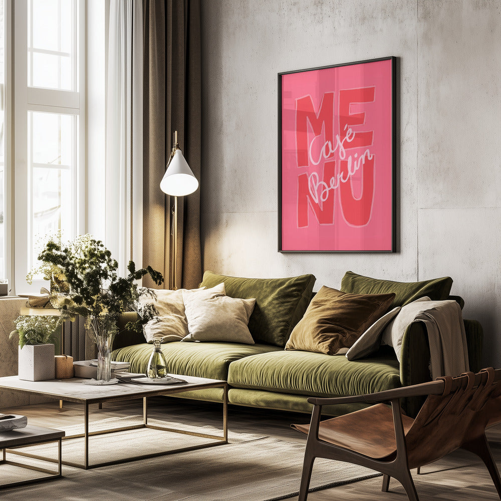 Café Berlin - Poster / Art Print - interiör