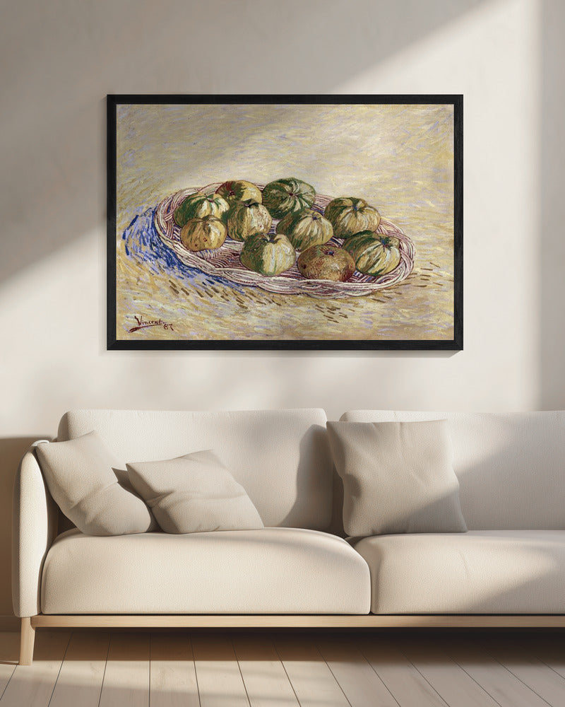 Still Life, Basket of Apples (1887) - Poster / Art Print - interiör