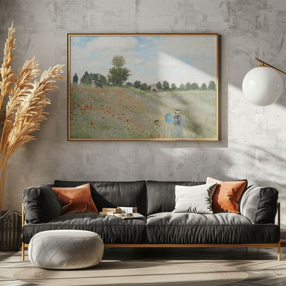 Poppy Field Near Argenteuil (1873) - Poster / Art Print - interiör