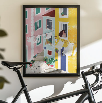 Chillin - Poster / Art Print - interiör