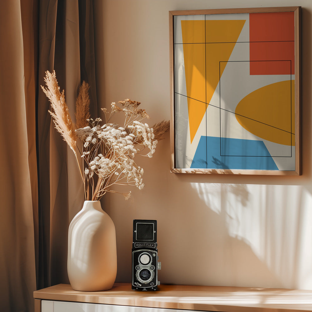 Geox1f  Oju 2x3 - Poster / Art Print - interiör