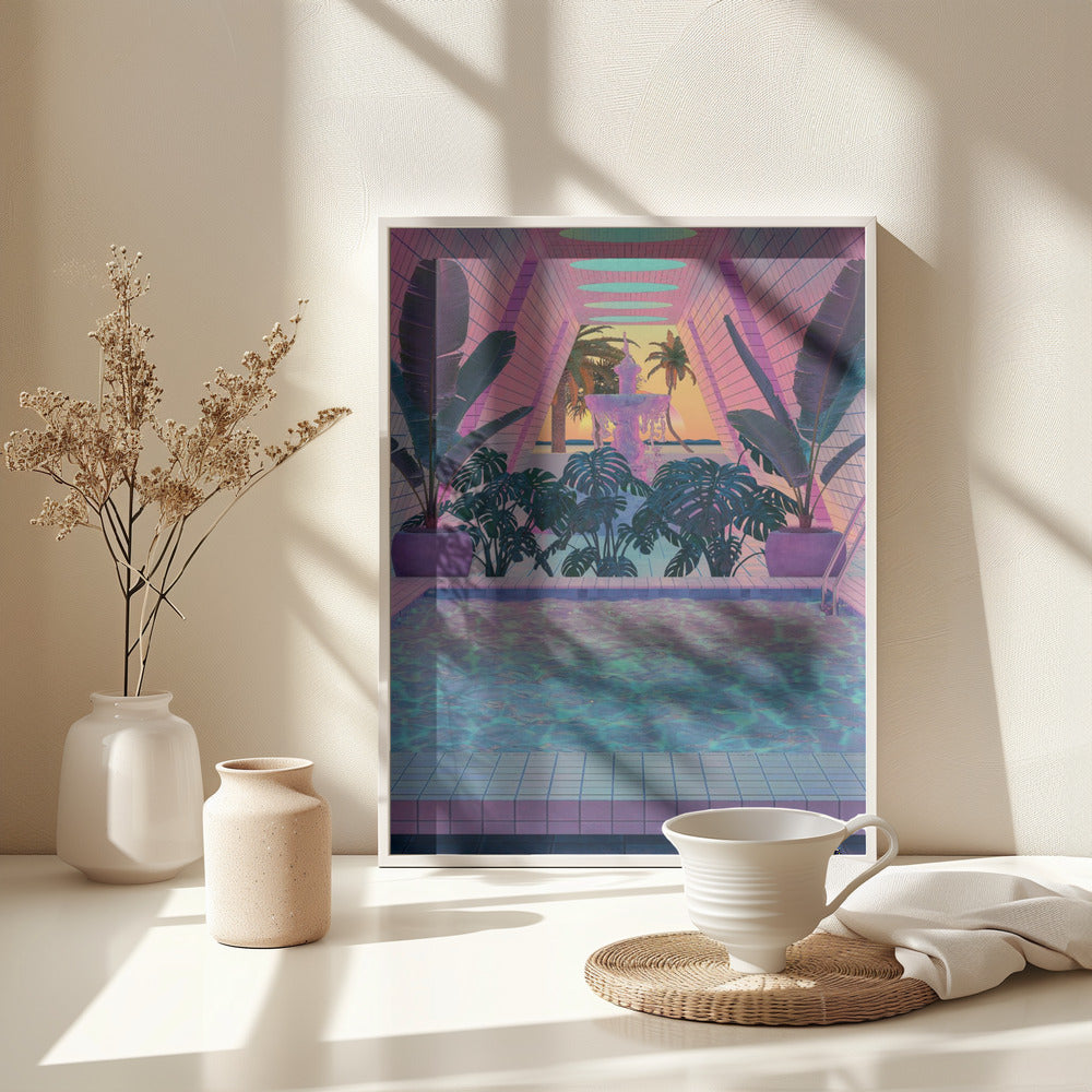 Vapor Pool - Poster / Art Print - interiör