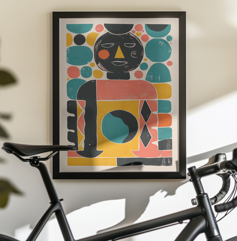 Geometric Harmony - Poster / Art Print - interiör