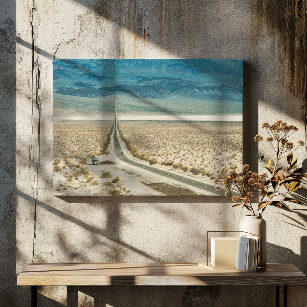 The Road to the Valley - Poster / Art Print - interiör