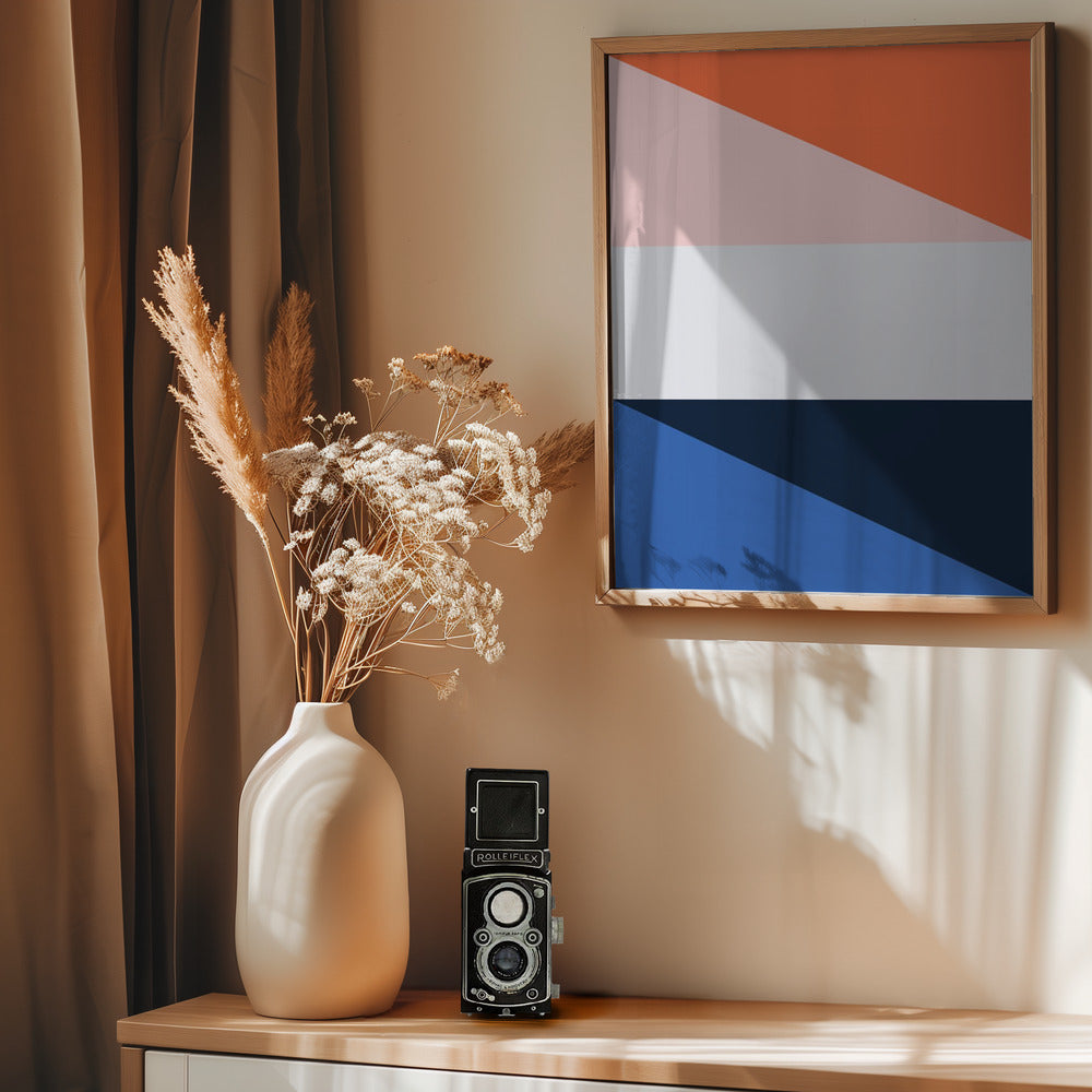 Four Triangles - Poster / Art Print - interiör