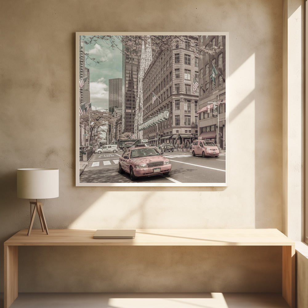 MANHATTAN 5th Avenue | urban vintage style - Poster / Art Print - interiör