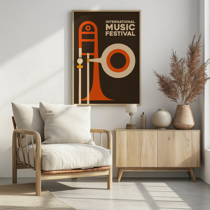 International Music Festival - Poster / Art Print - interiör