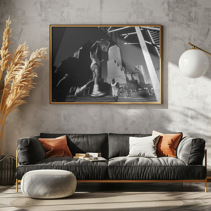 Dunking - Poster / Art Print - interiör