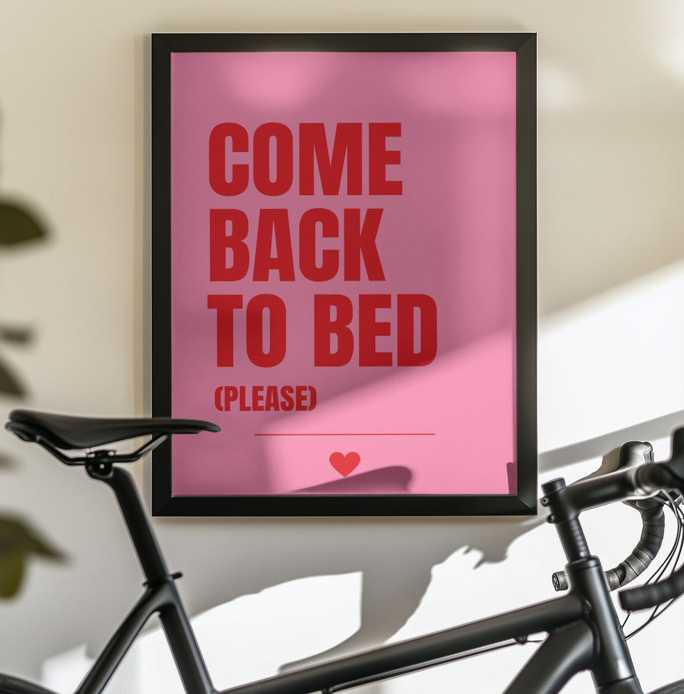 Come Back to Bed - Poster / Art Print - interiör