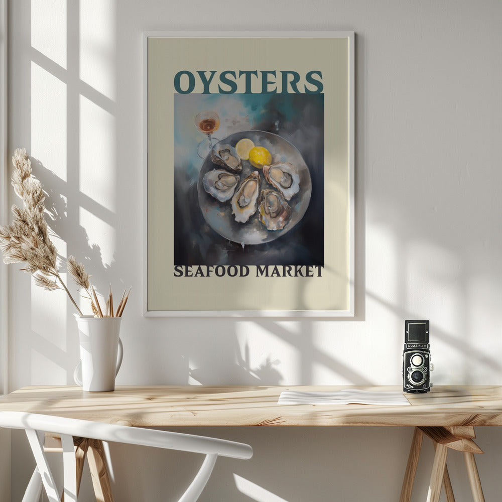 Oysters Seafood Market - Poster / Art Print - interiör