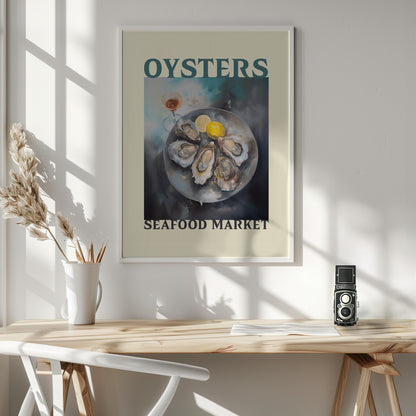 Oysters Seafood Market - Poster / Art Print - interiör