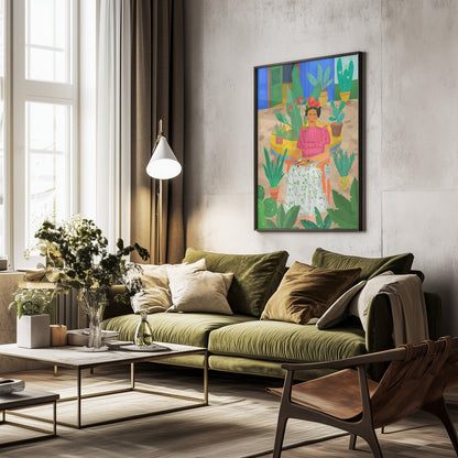 Frida - Poster / Art Print - interiör