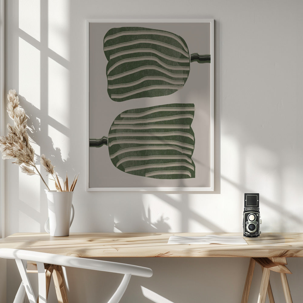 Abstract Tulips - Poster / Art Print - interiör