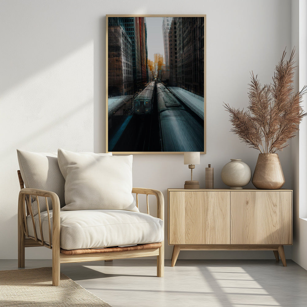 Chicago's Station - Poster / Art Print - interiör