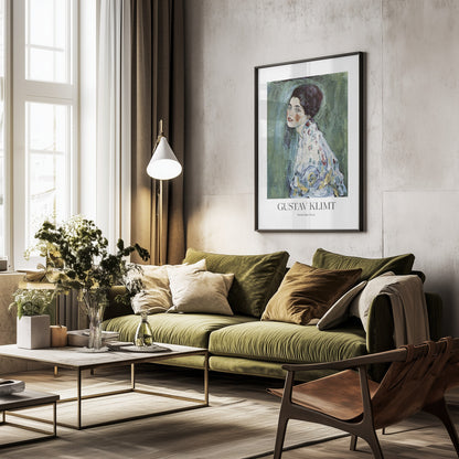 Porträt Einer Dame (1916–1917) Poster - Poster / Art Print - interiör