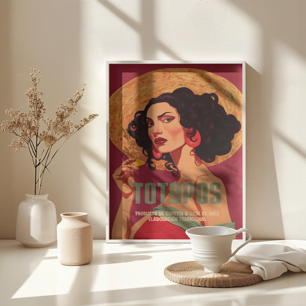 Totopos - Poster / Art Print - interiör