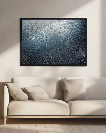 Sardines Firework - Poster / Art Print - interiör