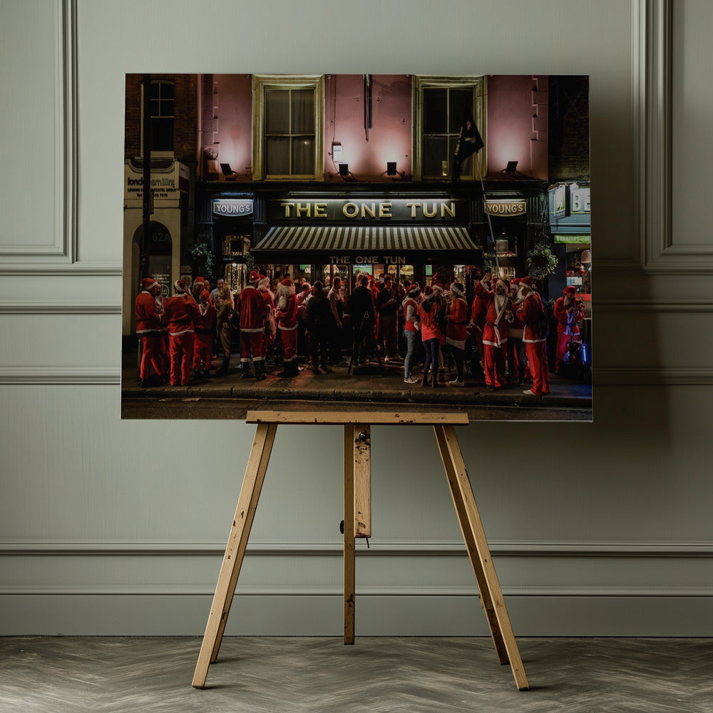 Santa's Teambuilding - Poster / Art Print - interiör