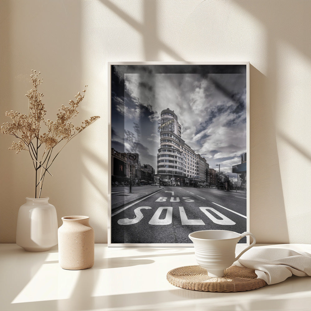 Bus SOLO - Poster / Art Print - interiör