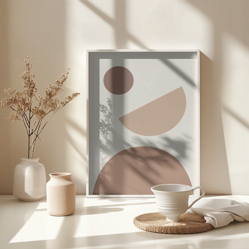 Abstract Geo - Poster / Art Print - interiör