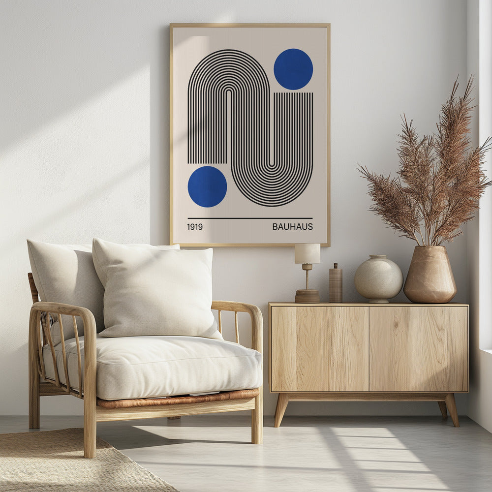 Bauhaus art 2 - Poster / Art Print - interiör