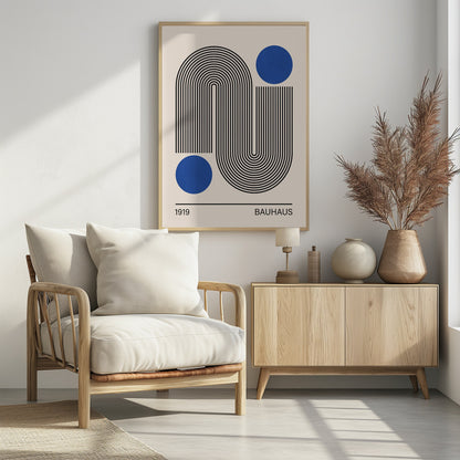 Bauhaus art 2 - Poster / Art Print - interiör