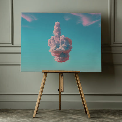Sign in the Sky - Poster / Art Print - interiör