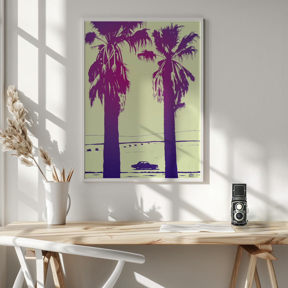 Palms - Poster / Art Print - interiör