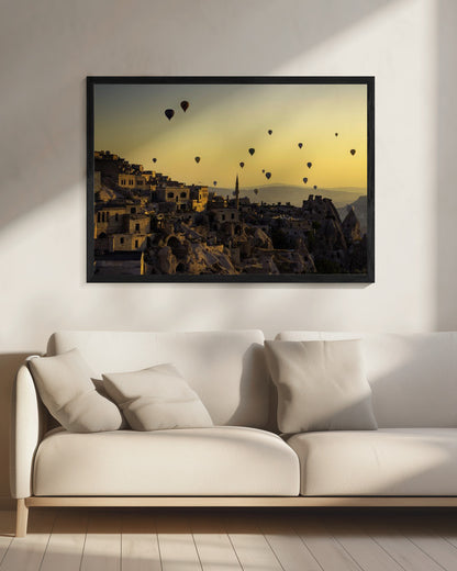 Sunrise over Cappadocia - Poster / Art Print - interiör
