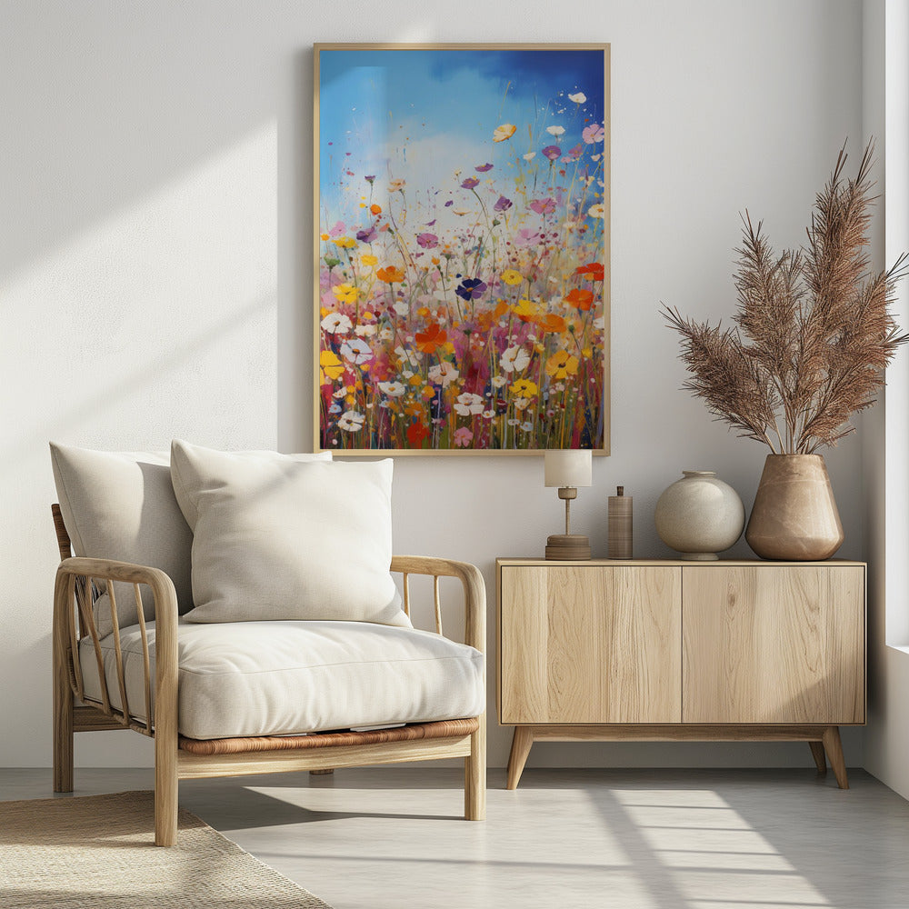 Wildflower Meadow - Poster / Art Print - interiör