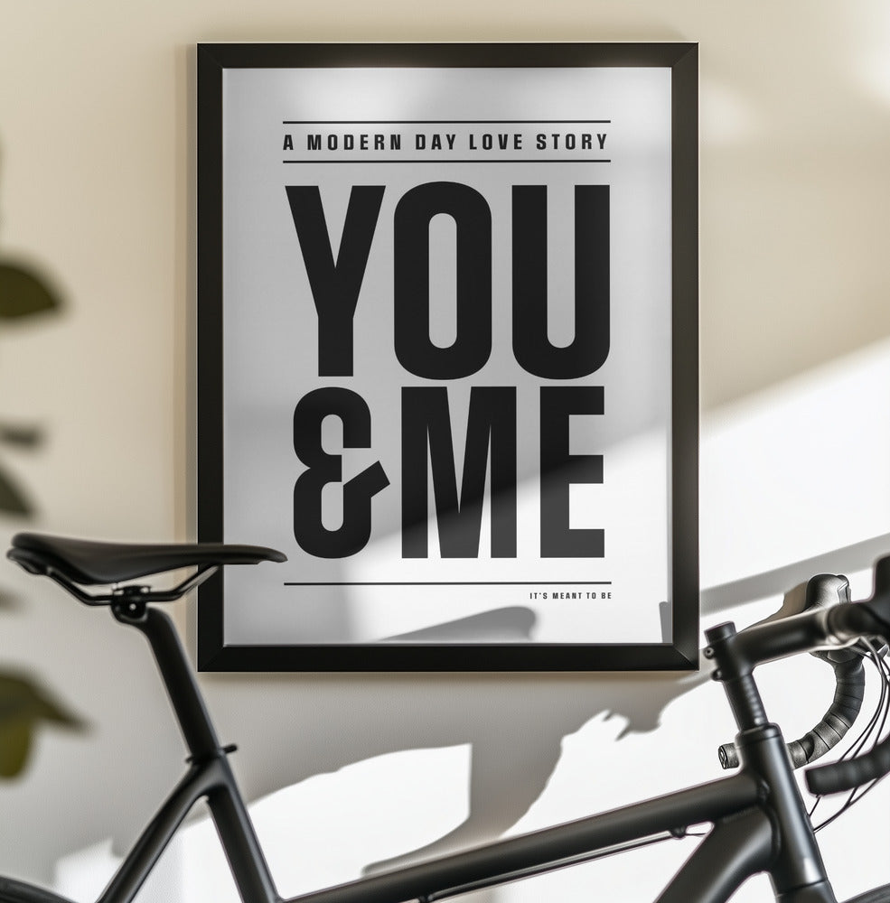 Modern Day Love Story - Poster / Art Print - interiör