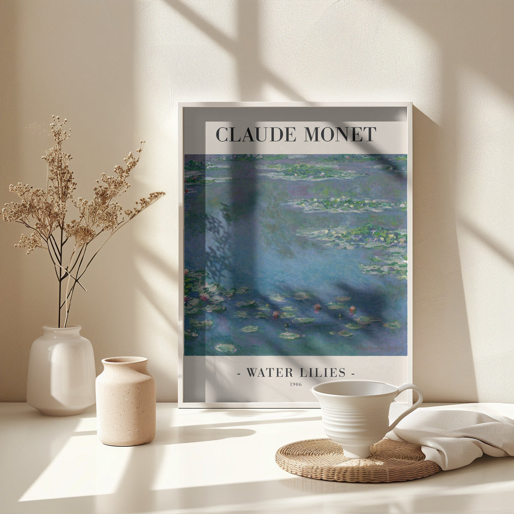 Water Lilies - Poster / Art Print - interiör
