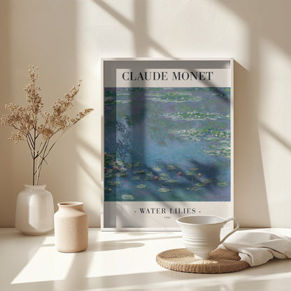 Water Lilies - Poster / Art Print - interiör