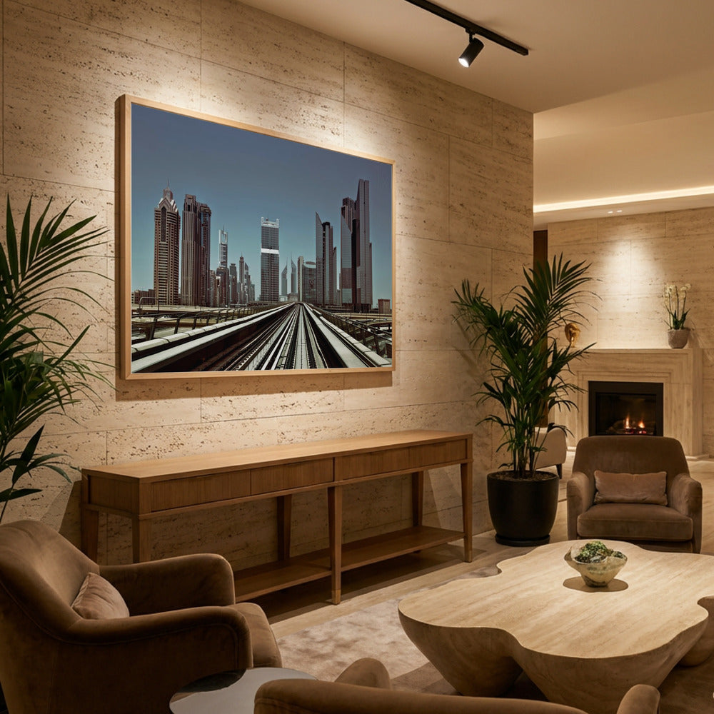 Dubai Metro - Poster / Art Print - interiör