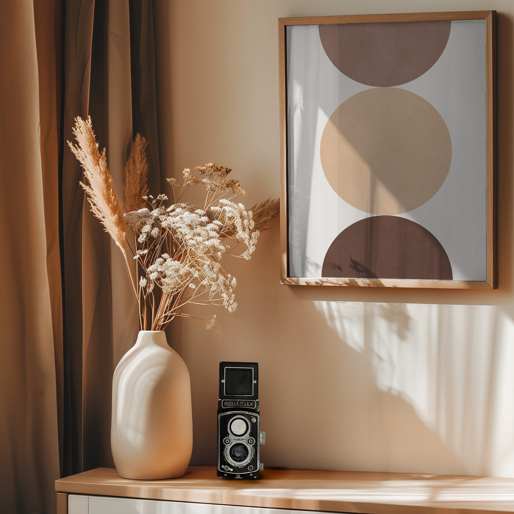 Circle composition 14 - Poster / Art Print - interiör