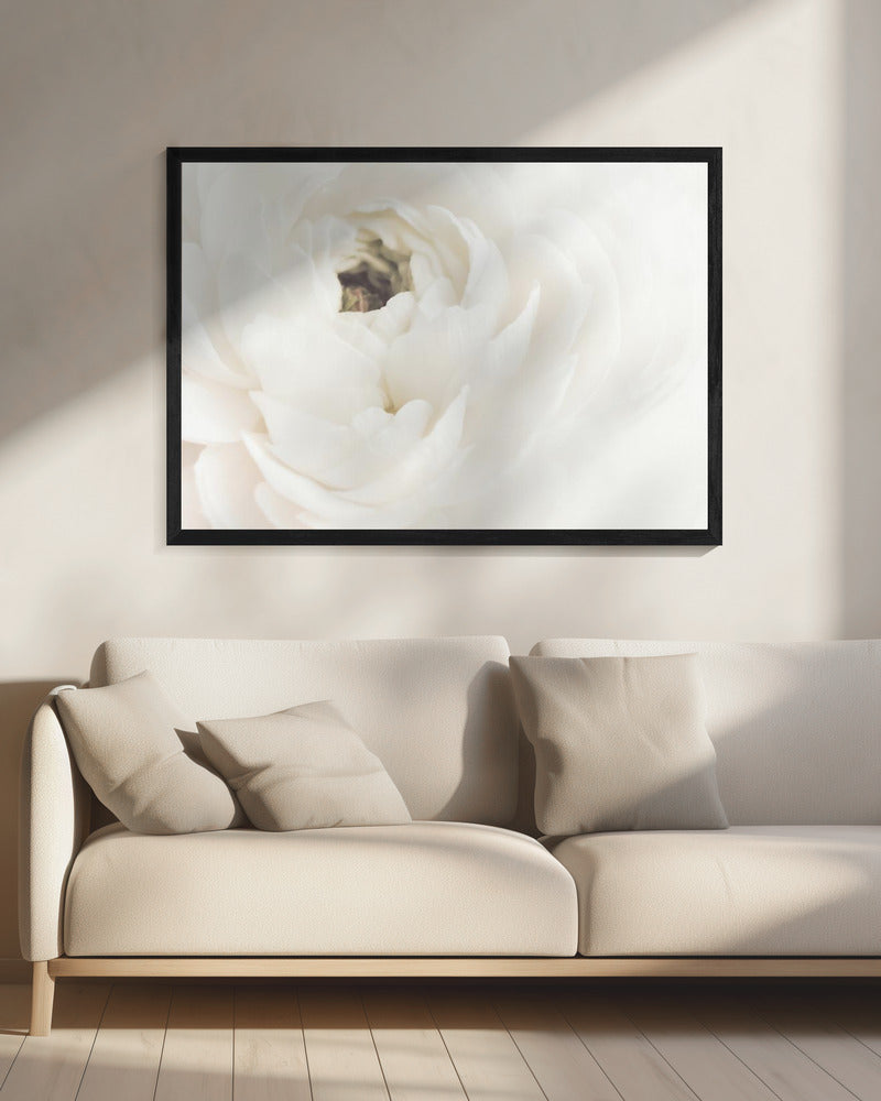 White Flower 02 - Poster / Art Print - interiör