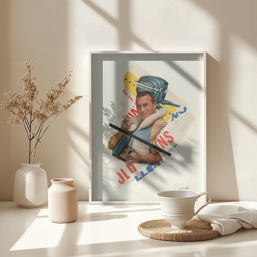 Best Fishing - Poster / Art Print - interiör