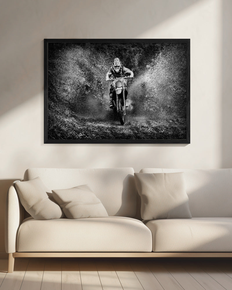 Motorcross - Poster / Art Print - interiör