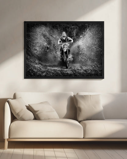 Motorcross - Poster / Art Print - interiör