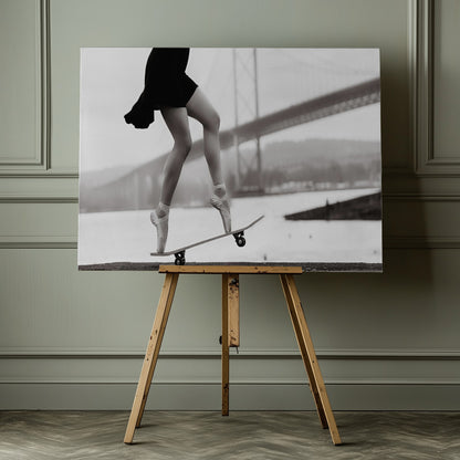 Skater Girl - Poster / Art Print - interiör