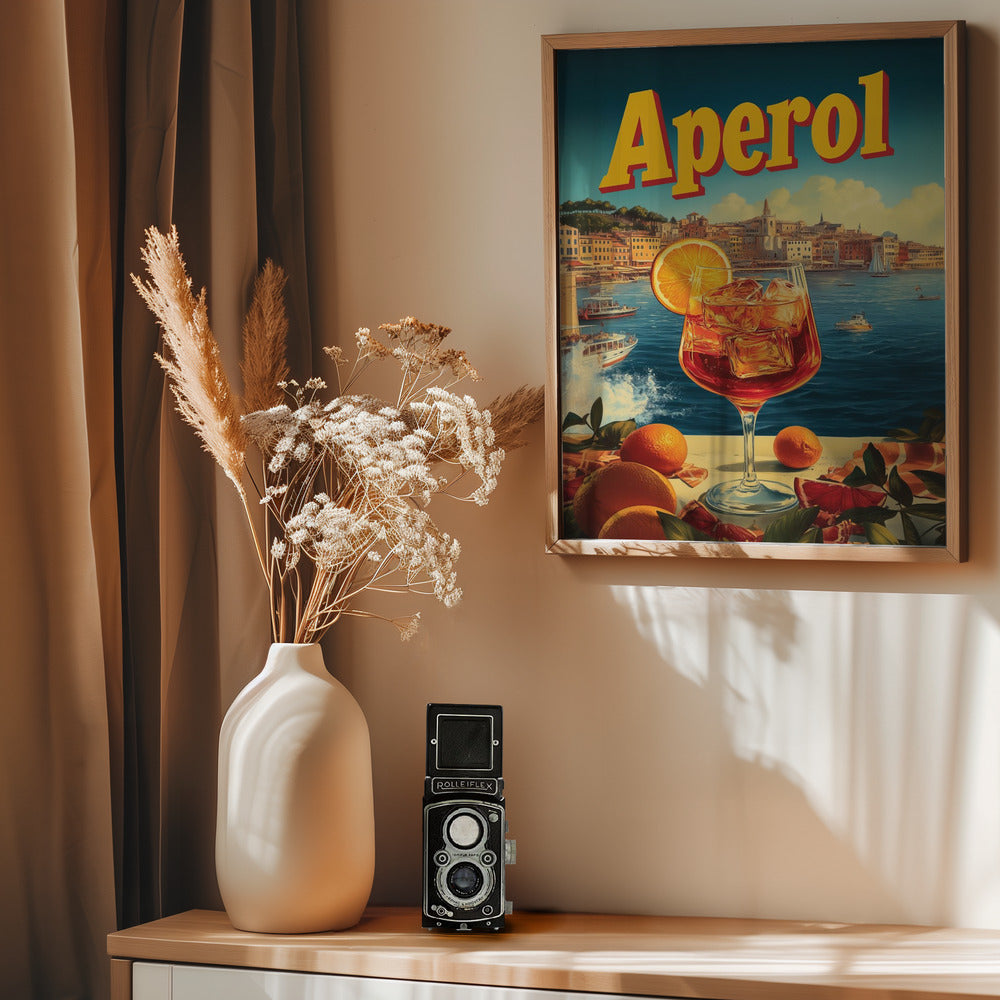 Aperol Vintage Commercial - Poster / Art Print - interiör