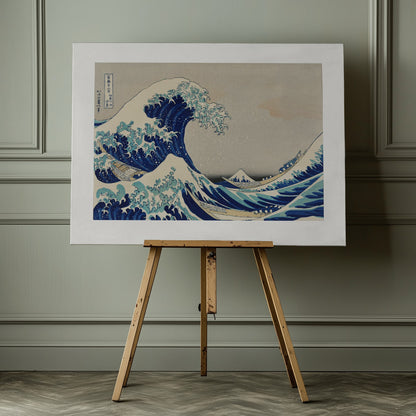 The wave - Kanazawa Oki Nami Ura - Poster / Art Print - interiör