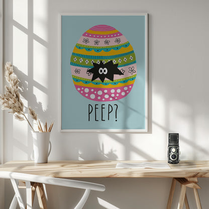 Peep? - Poster / Art Print - interiör