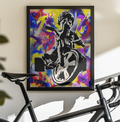 Fuck war - Poster / Art Print - interiör
