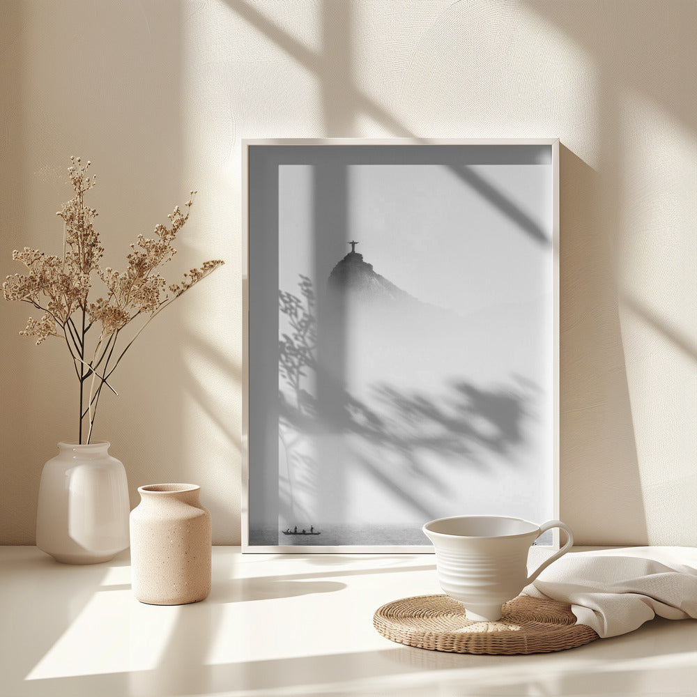 Cristo in the mist - Poster / Art Print - interiör