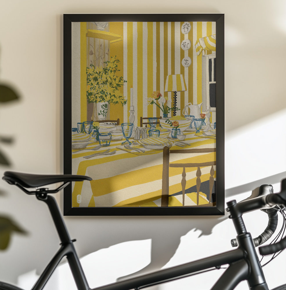 Week 30 Room Portrait - Poster / Art Print - interiör