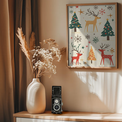 Christmas Theme 1 - Poster / Art Print - interiör
