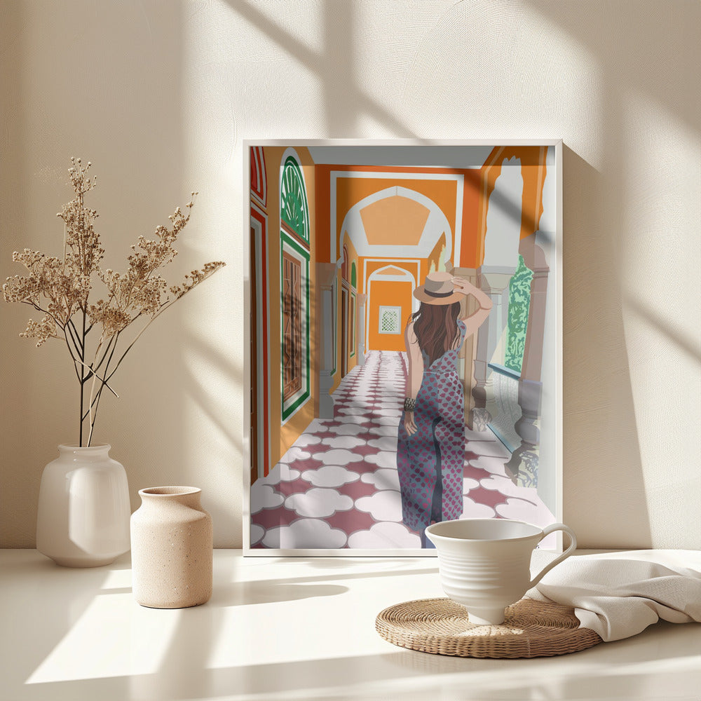 Wanderlust Pathway - Poster / Art Print - interiör